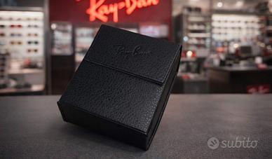 🎁Custodia originale Ray-Ban Nera – NUOVA 🆕