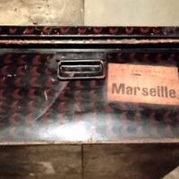 BAULE MILITARE INGLESE in FERRO (rarità XIX sec.)