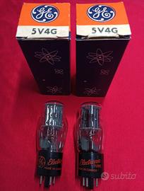 Valvole Audio 5V4G General Electric (GZ32) Nuove