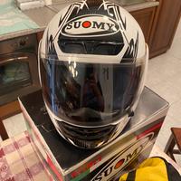 🔥Casco Suomy XL Bianco/Nero  - Narzole