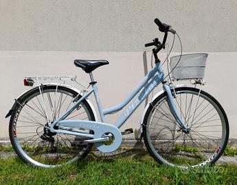 Bici City Bike Unisex  28 con 7 Velocità e Cestino