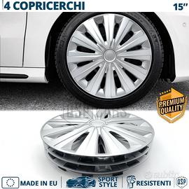 Copricerchi per FIAT da 15 Coppette Silver