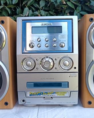 Sistema audio Aiwa XR-M200G biamplificato