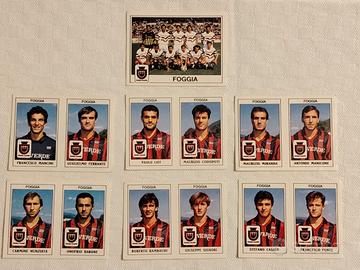 7 figurine Panini Foggia 1989/90 