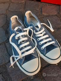 Converse all star blu elettrico clearance alte