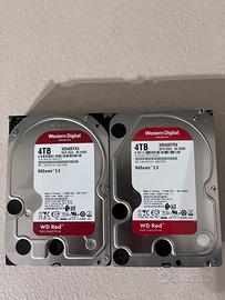 Coppia Hard Disk WD Red NAS 4TB