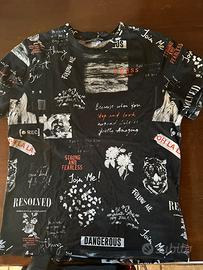 Maglietta Guess uomo - nera con scritte - XL