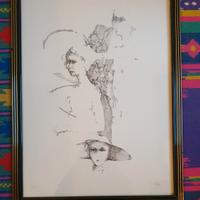 Quadro Litografia Giorgi Donne