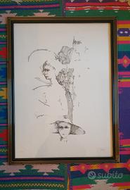 Quadro Litografia Giorgi Donne