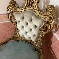 Rametto di Pasqua e antica poltrona