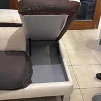 Divano elettrico ad L,