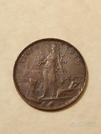 1 centesimo prora 1915 Vittorio Emanuele II 