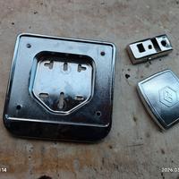 porta targa cromato vespa special 