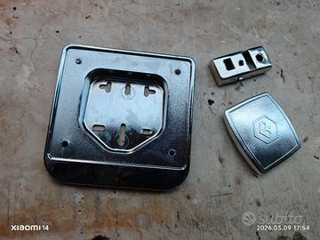porta targa cromato vespa special 