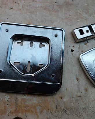 porta targa cromato vespa special 