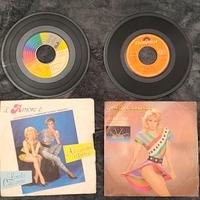 Due dischi vinile 45 giri Lorella Cuccarini