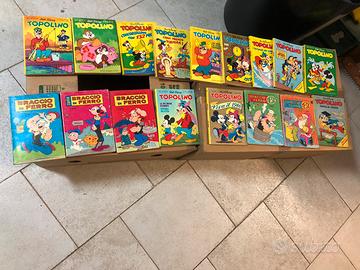 Fumetti topolino e braccio di ferro