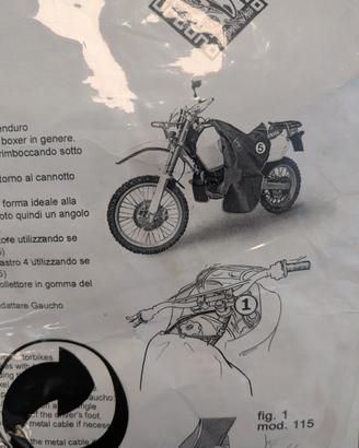 Coprigambe moto Tucano  Gaucho R115 NUOVO