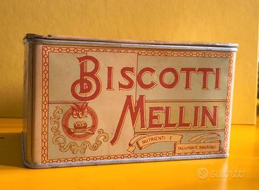 Scatola in latta biscotti Melin