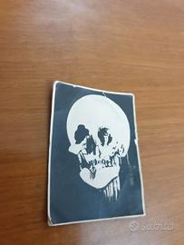 Vecchia foto "All is vanity" - Donna allo specchio