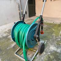 Carrello avvolgitubo da giardino