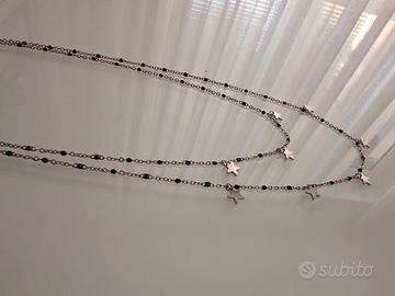 COLLANA DOPPIO GIRO IN ACCIAIO