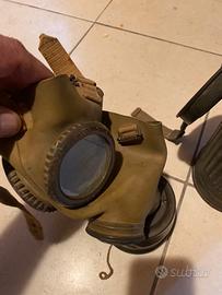 Maschera antigas tedesca WW2 completa