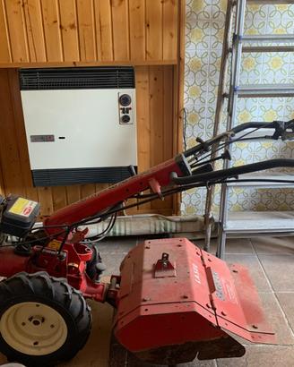 Motocoltivatore con fresa