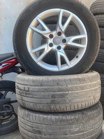 Cerchi in lega compreso gomme seminuove