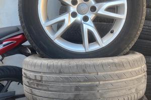 Cerchi in lega compreso gomme seminuove