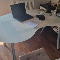 Scrivania Ikea  Galant- Vetro
