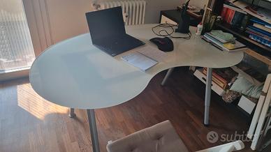 Scrivania Ikea  Galant- Vetro