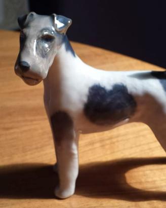 Fox Terrier statuetta ca.1930 Royal Copenhagen