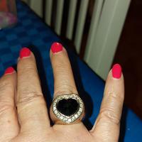 anello in argento a cuore 