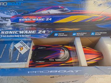 motoscafo proboat 60cm brushless completo 