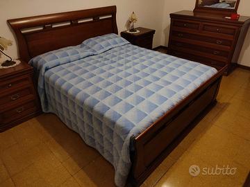 Letto matrimoniale 2 piazze con struttura in legno