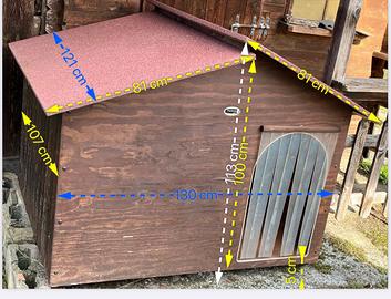 Cuccia in legno 4XL  - Massello, Grande