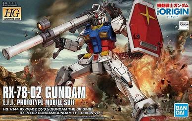 Gundam HG 1/144 RX-78-2 The Origin BANDAI