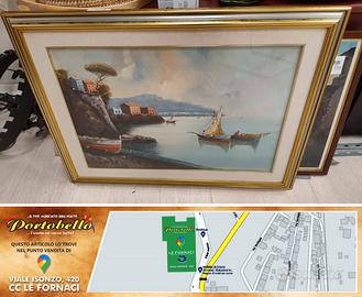 Codice: 9928  QUADRO OLIO SU TELA RAFFIGURANTE BAR