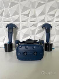 HTC VIVE Pro + 2 base station 2.0 realta virtuale 