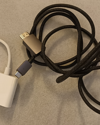 Usb tipo c HDMI adattori