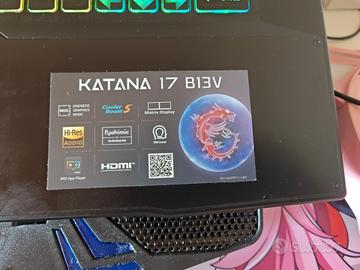 MSI Katana 17 B13VGK i7 intel core NVIDIA RTX 4070