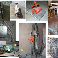 Attrezzatura cantiere edilizia e Dumber muletto