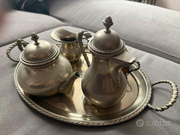 Servizio in Alpacca argento 1000