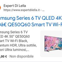 Samsung Qled 50 pollici 