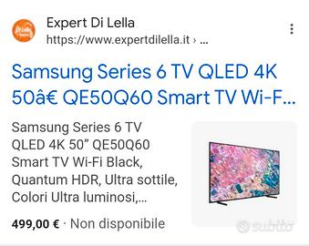 Samsung Qled 50 pollici 