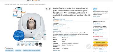 Lettiera autopulente come nuova