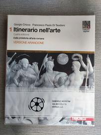 Libro Itinerario dell'arte versione arancione