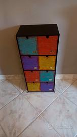 Mobile industriale in legno vintage 