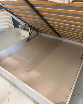 Letto contenitore con materasso 